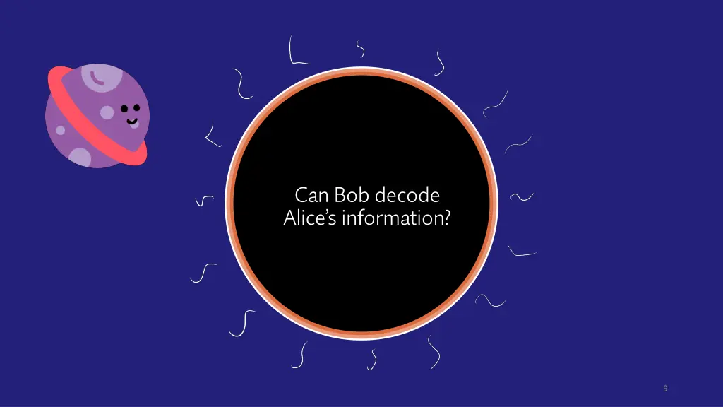 can bob decode alice s information