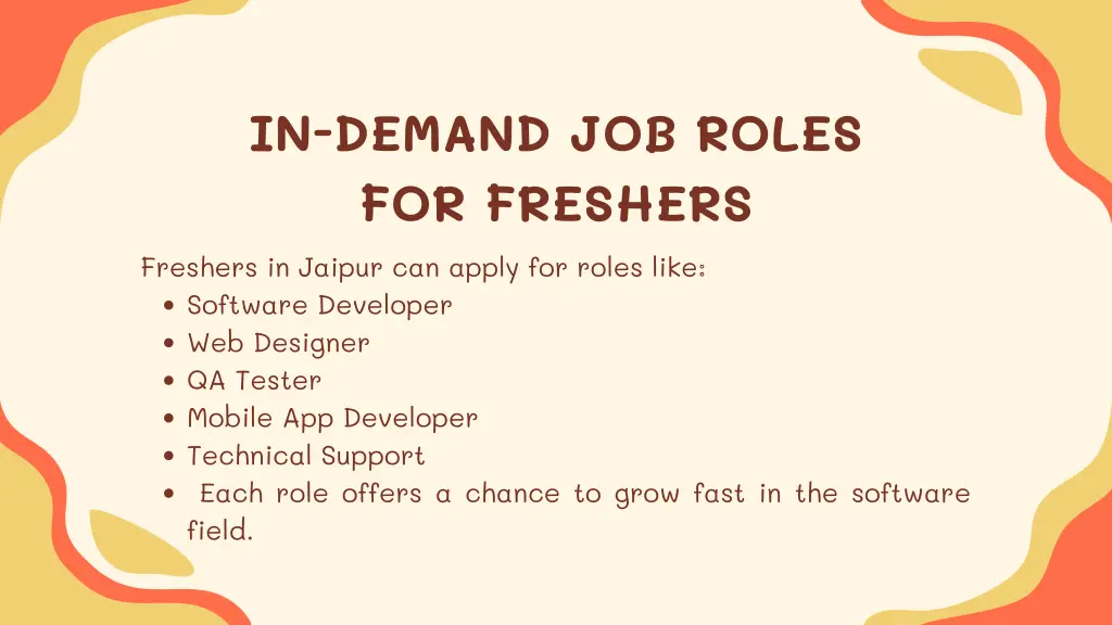 in demand job roles for freshers