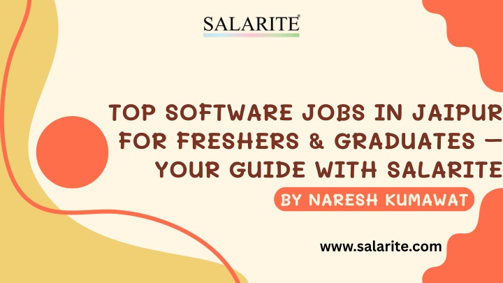 top software jobs in jaipur for freshers