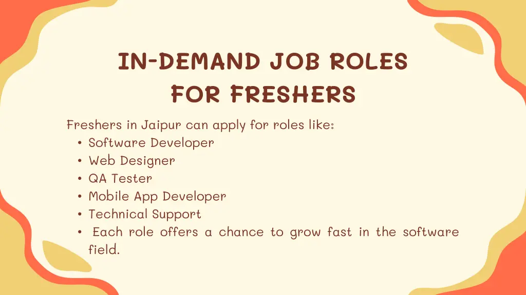 in demand job roles for freshers
