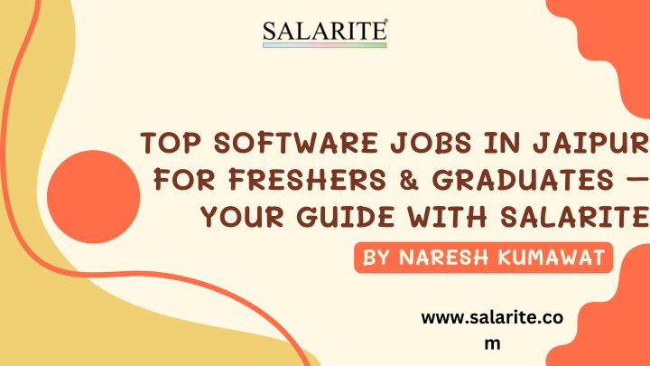 top software jobs in jaipur for freshers