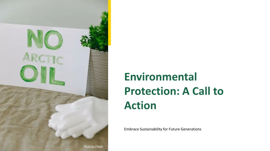 environmental protection a call to action