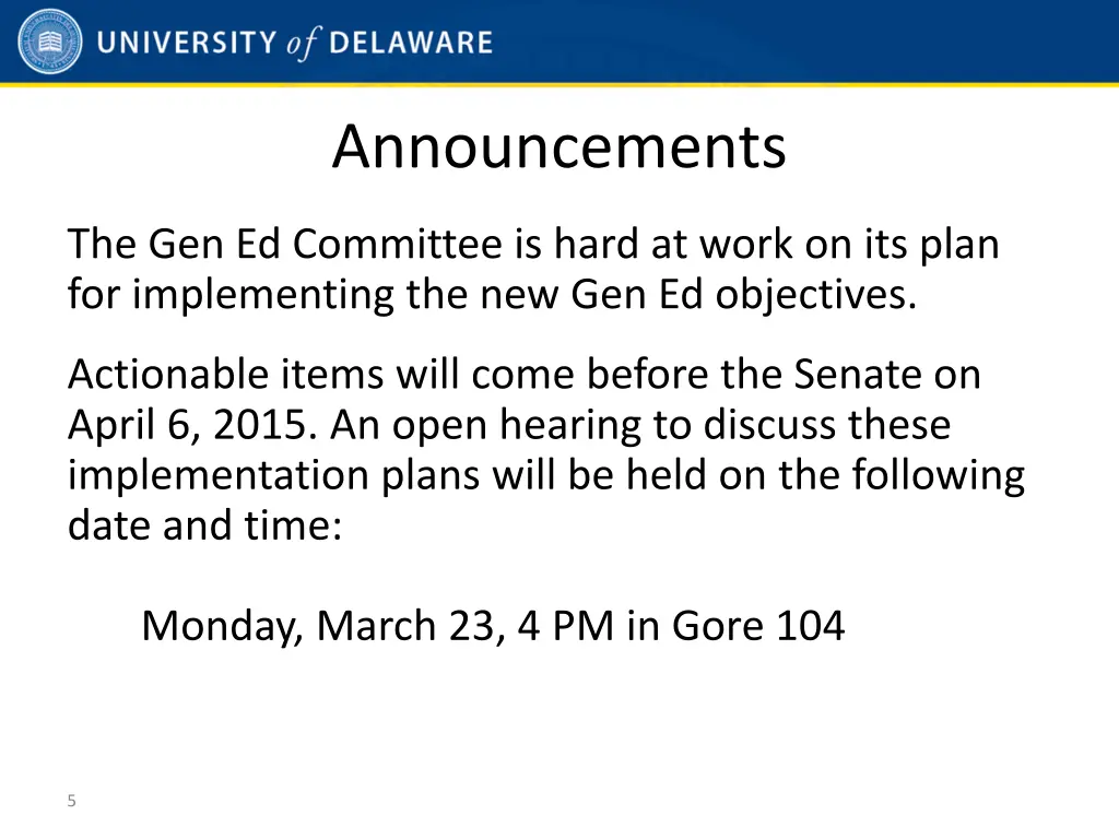 announcements 1