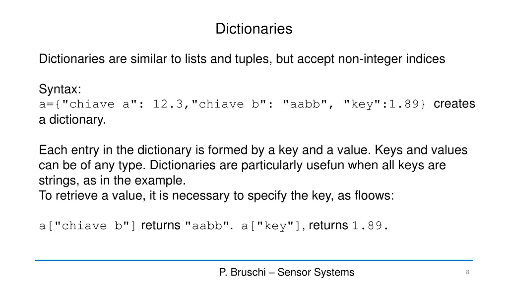 dictionaries