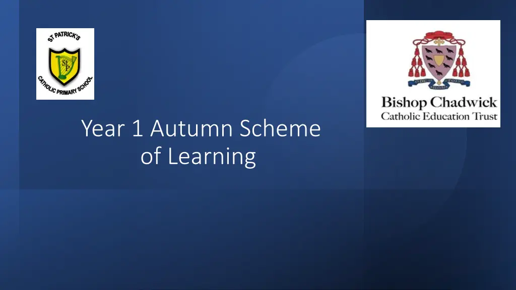year 1 autumn scheme of learning