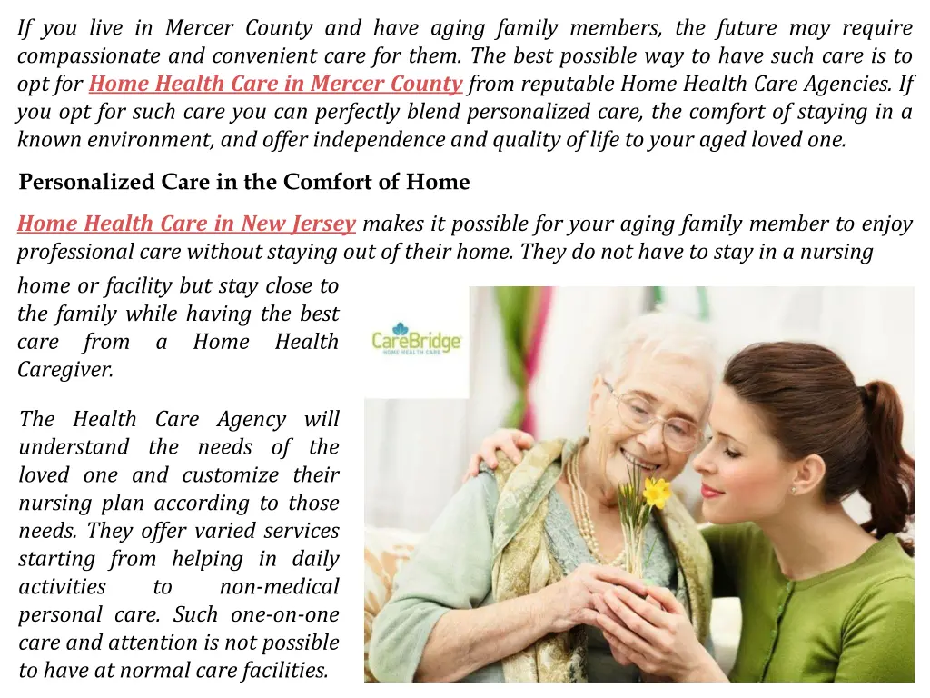 if you live in mercer county and have aging