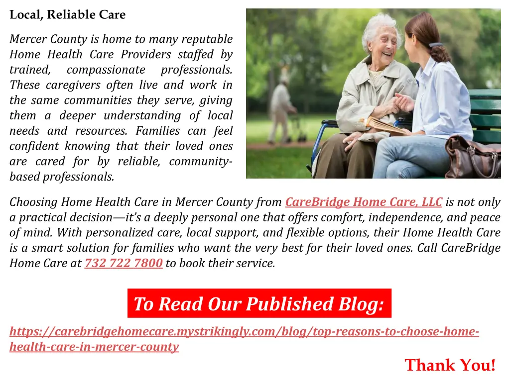 local reliable care