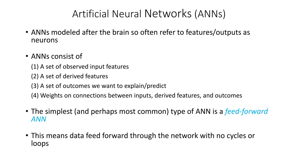 artificial neural networks anns 1