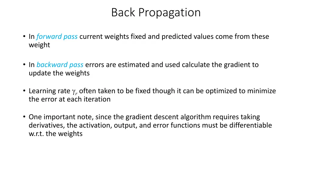 back propagation 2