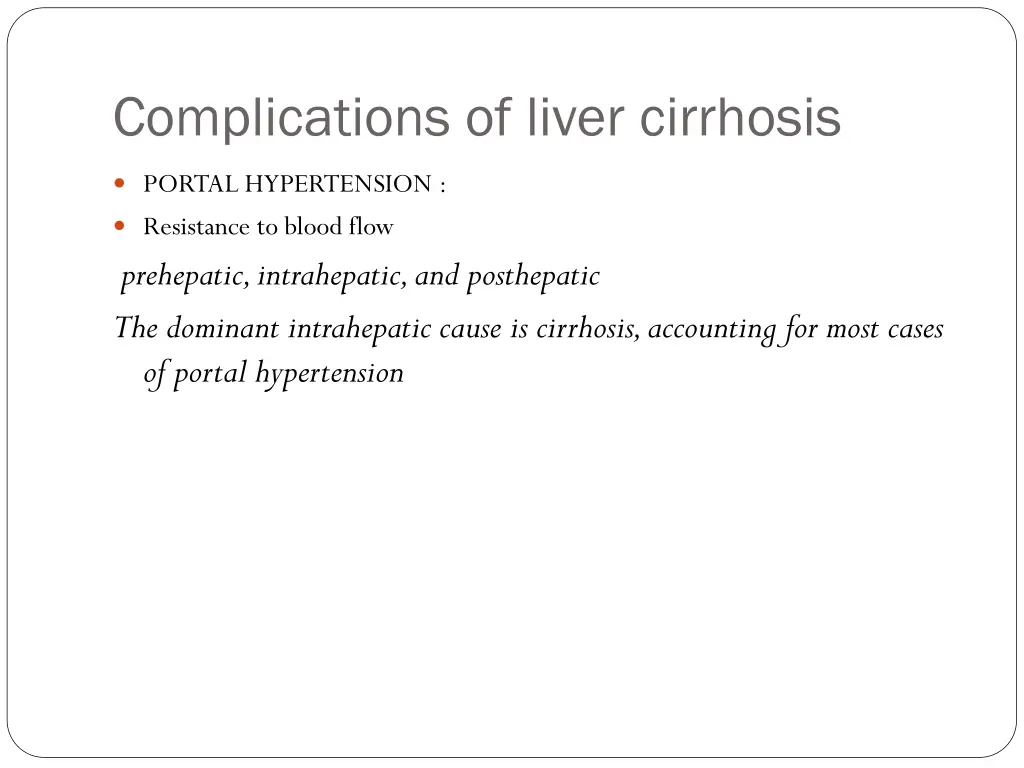 complications of liver cirrhosis 2