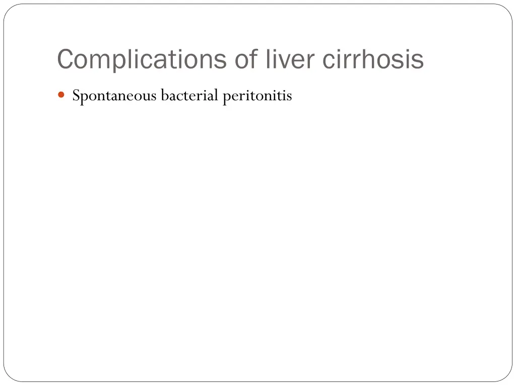 complications of liver cirrhosis 5