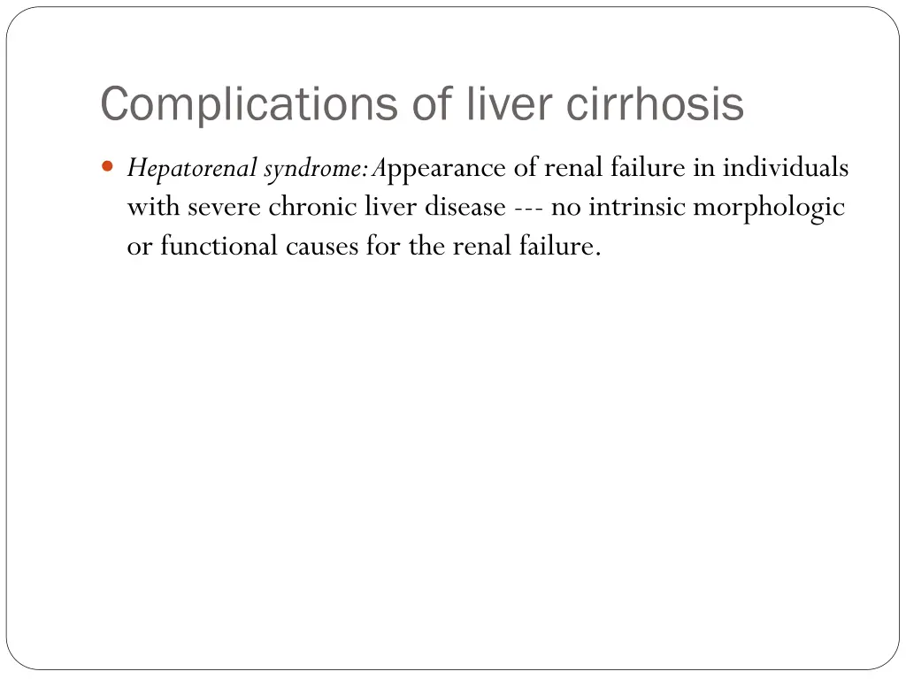 complications of liver cirrhosis 7