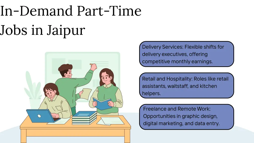 in demand part time jobs in jaipur