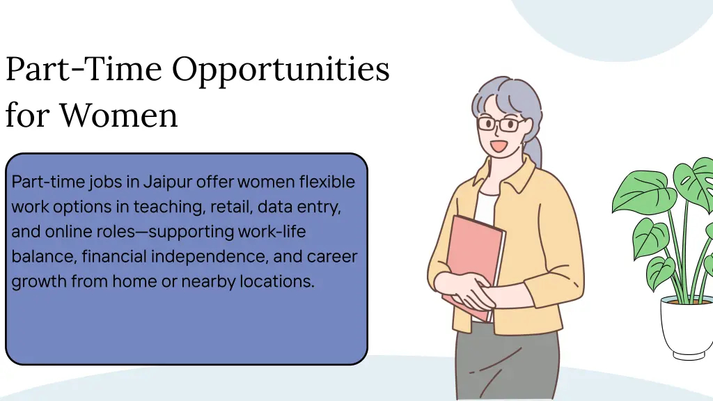 part time opportunities for women