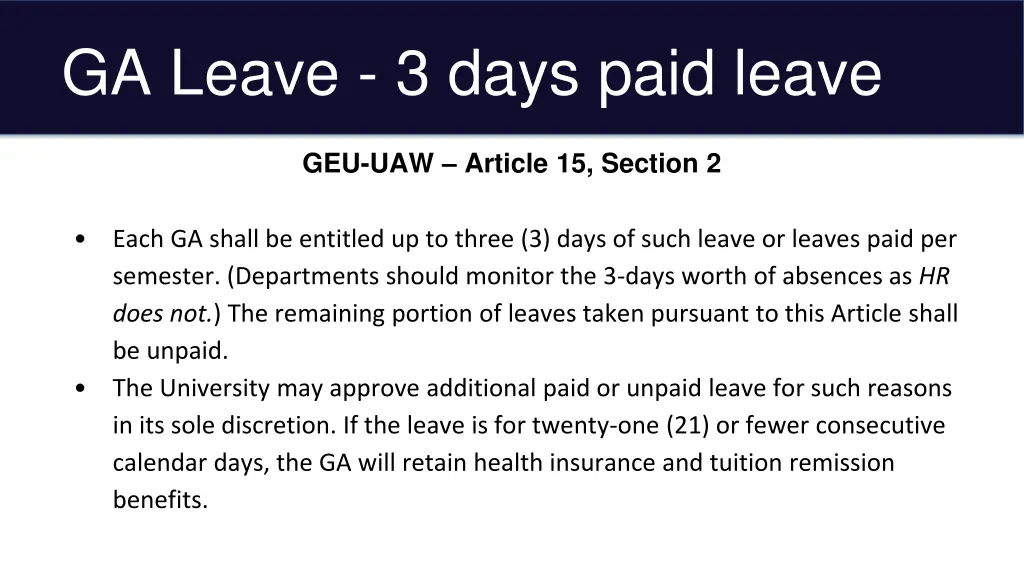 ga leave 3 days paid leave
