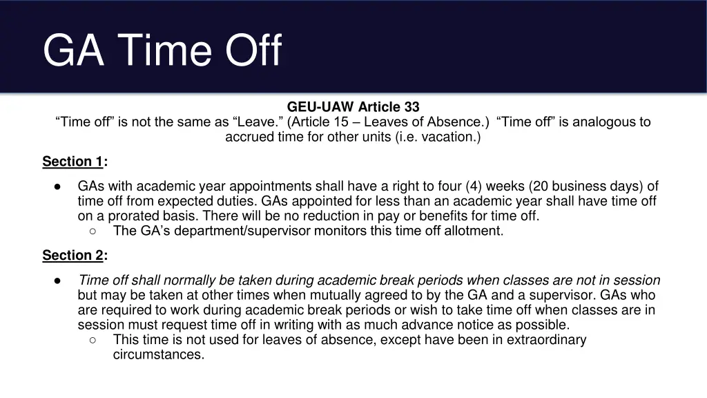 ga time off