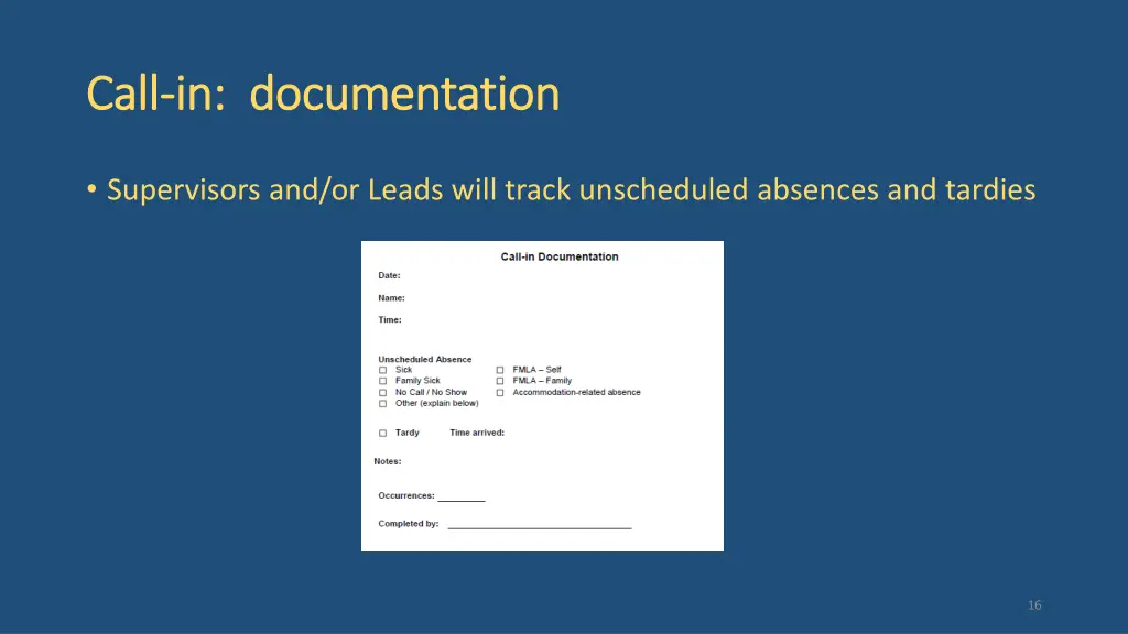 call call in documentation in documentation