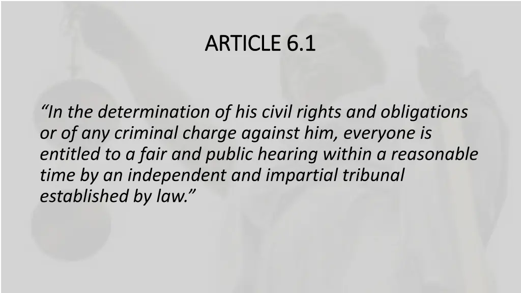 article 6 1 article 6 1