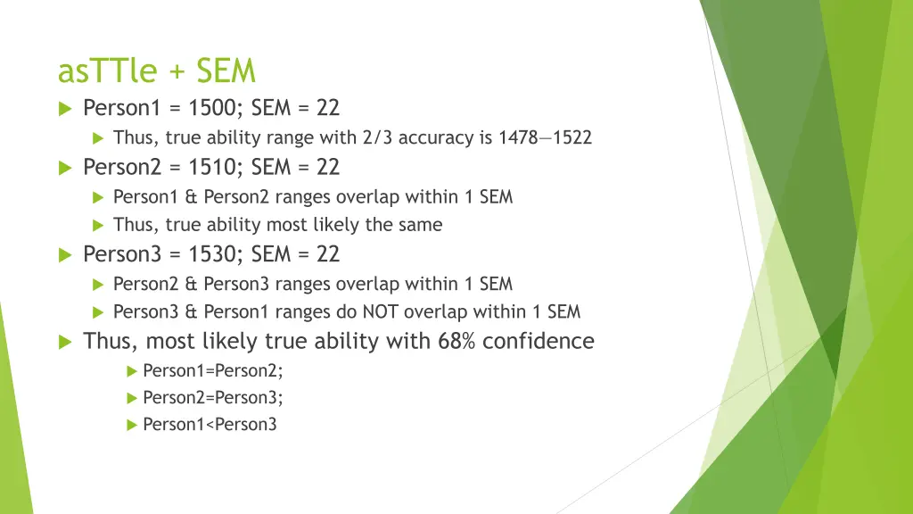 asttle sem person1 1500 sem 22 thus true ability