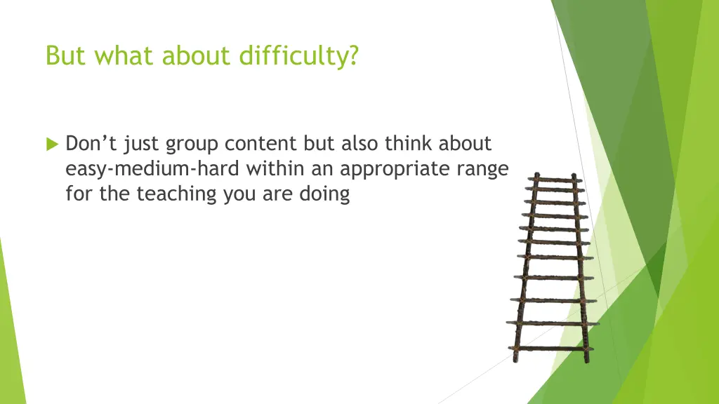 but what about difficulty