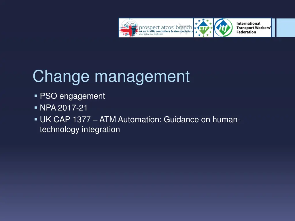 change management