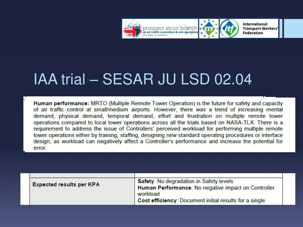 iaa trial sesar ju lsd 02 04