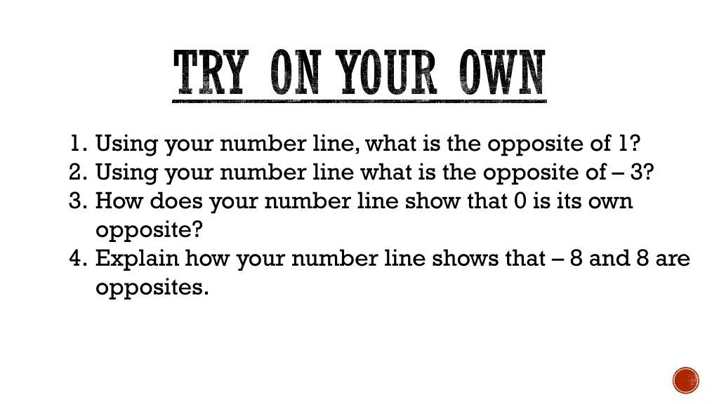 try on your own 1
