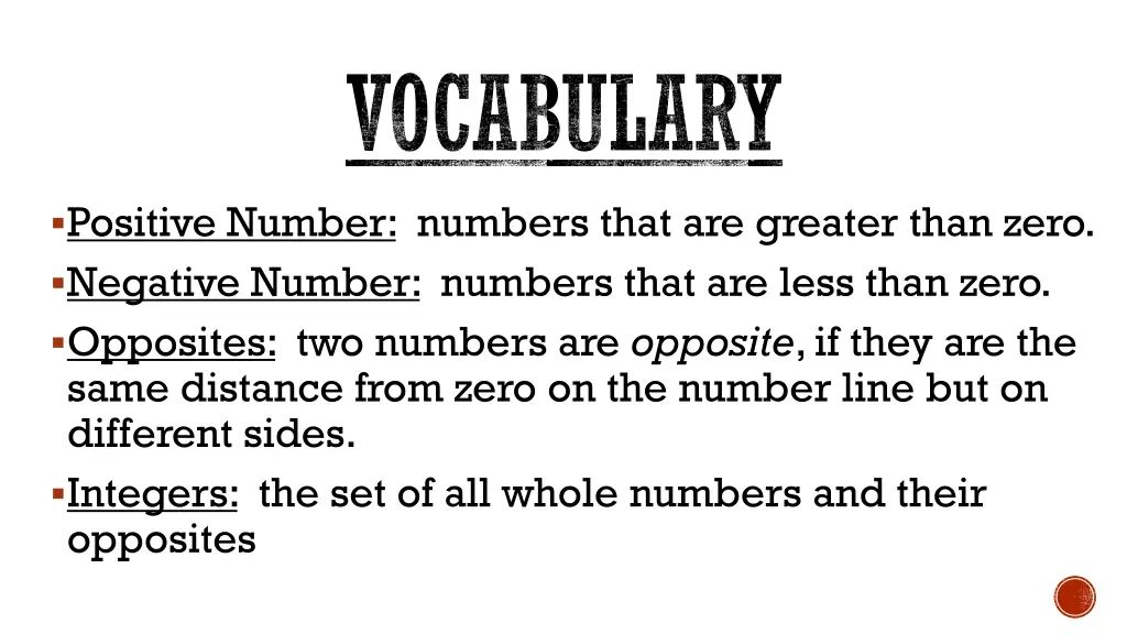 vocabulary