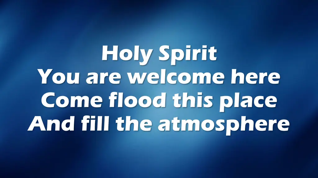 holy spirit