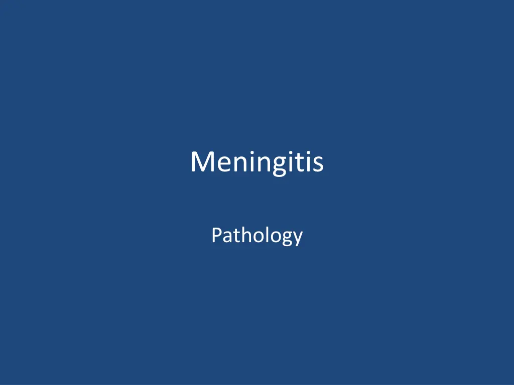 meningitis