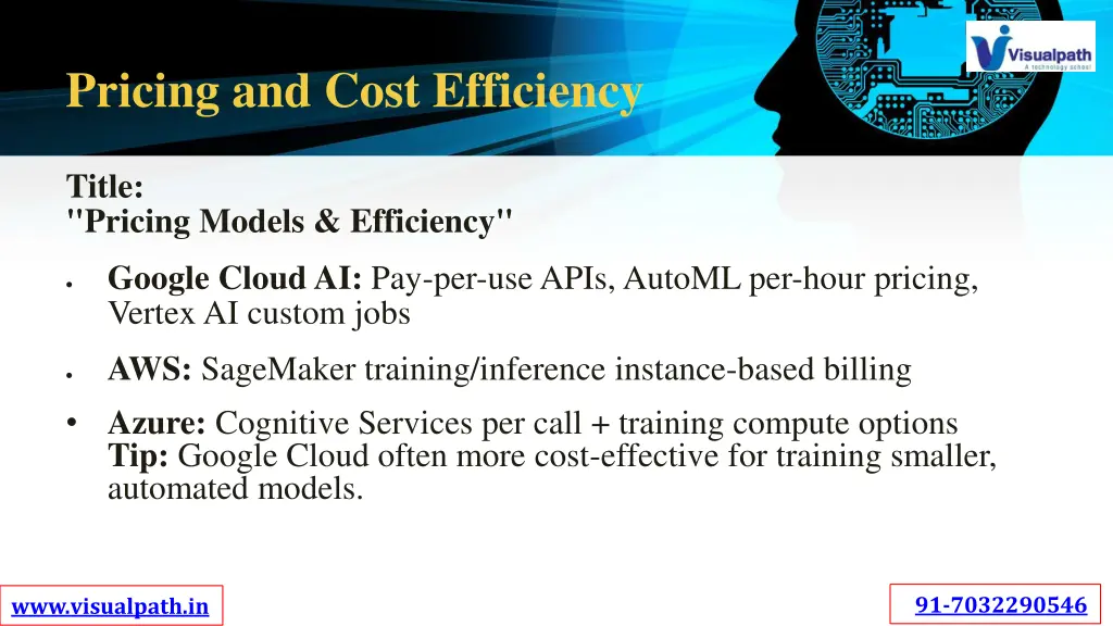 pricing and cost efficiency