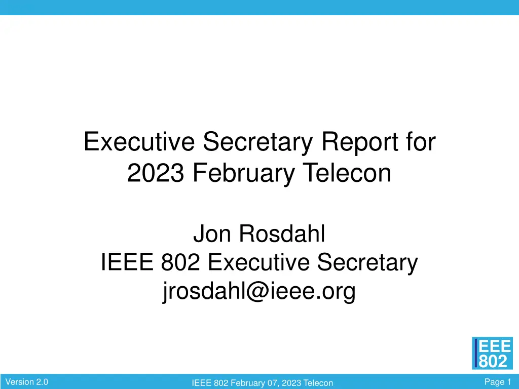 executive secretary report for 2023 february