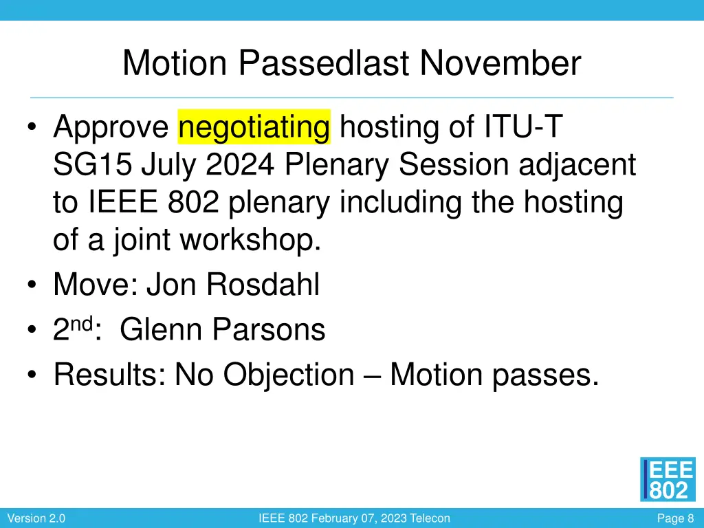 motion passedlast november