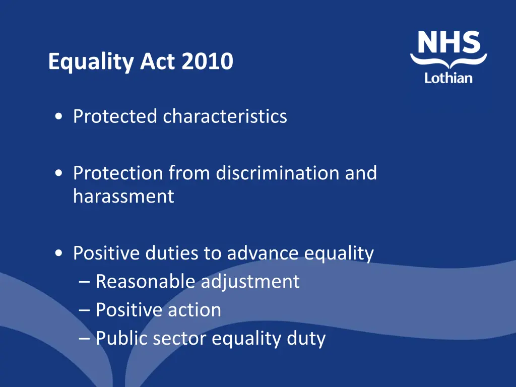 equality act 2010