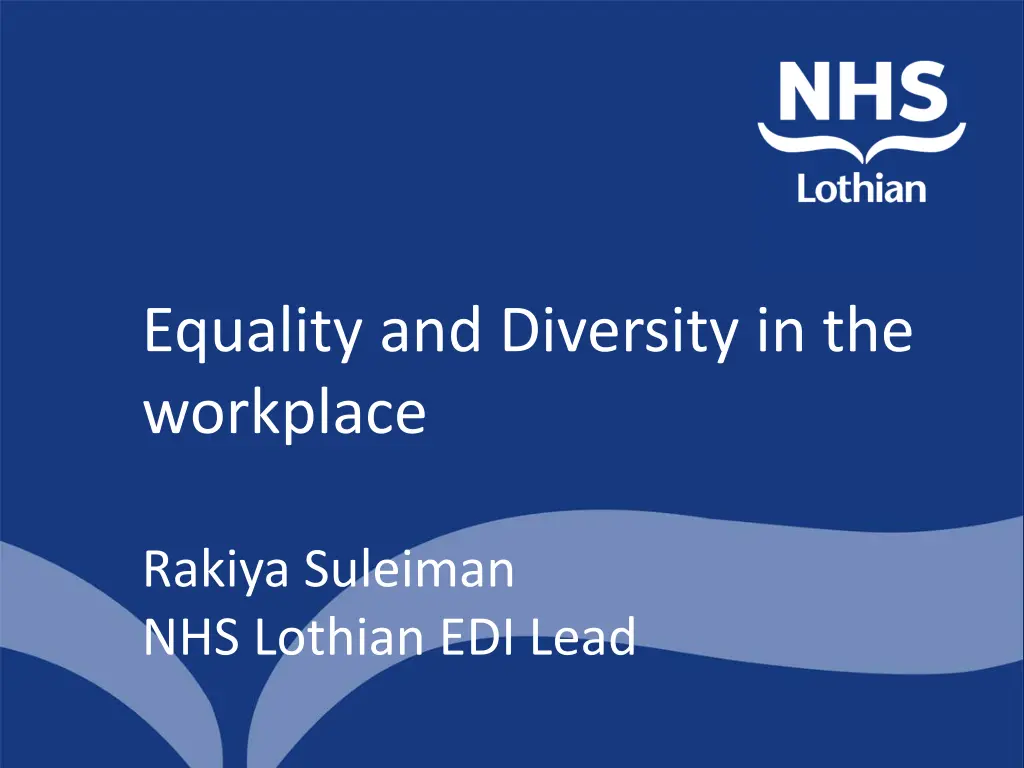equality and diversity in the workplace
