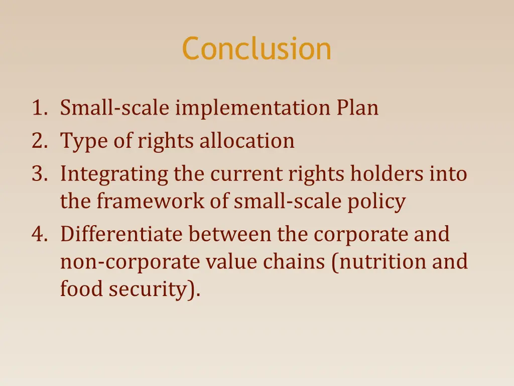 conclusion