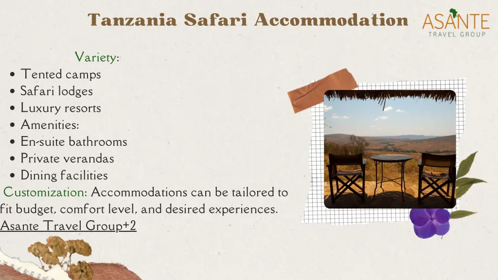 tanzania safari accommodation