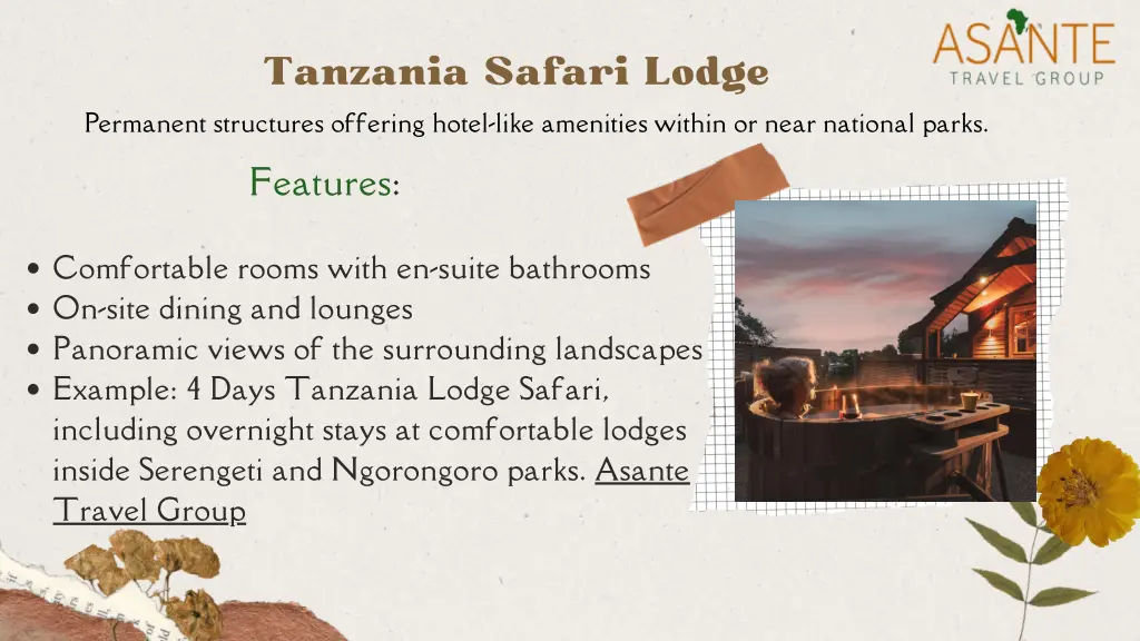 tanzania safari lodge permanent structures