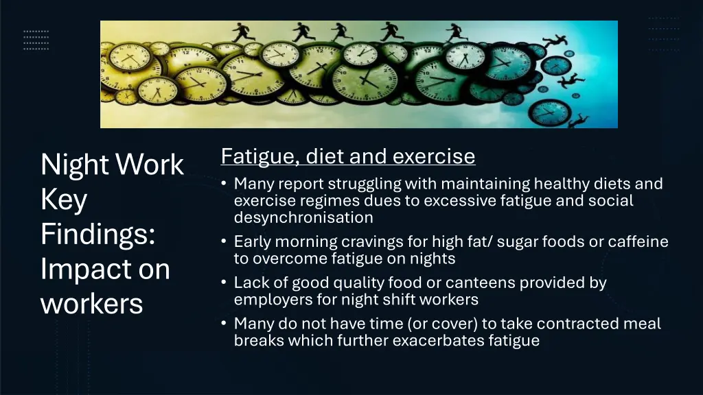 fatigue diet and exercise many report struggling