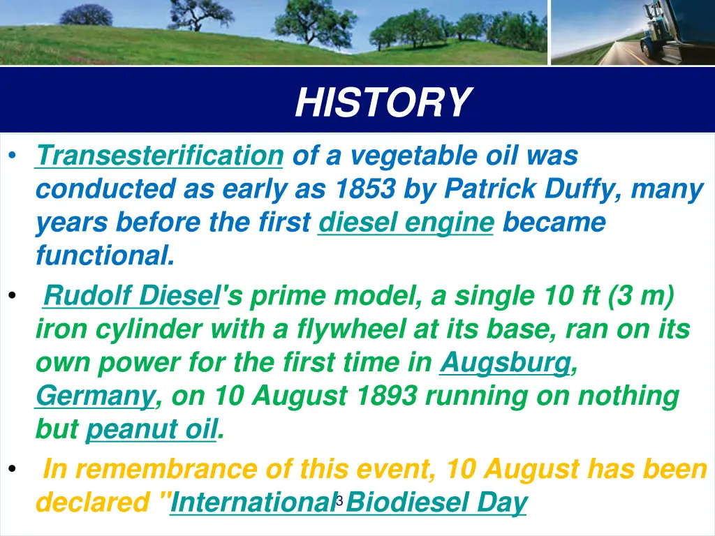 history