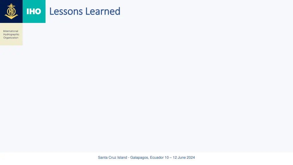 lessons learned lessons learned