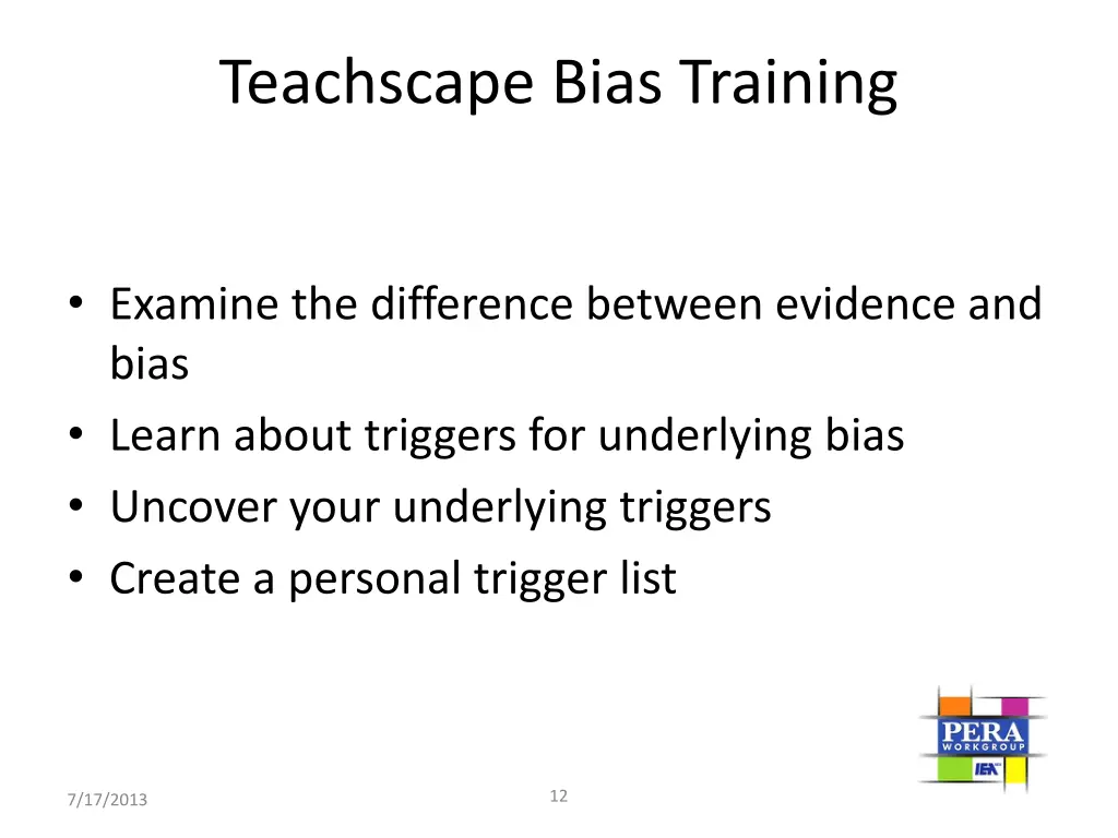 teachscape bias training
