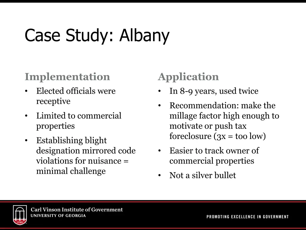 case study albany