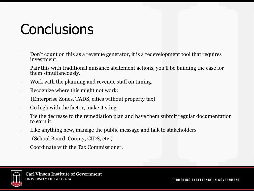 conclusions