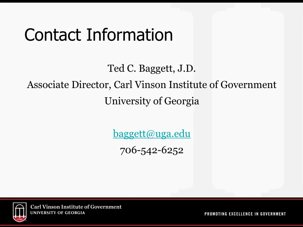 contact information