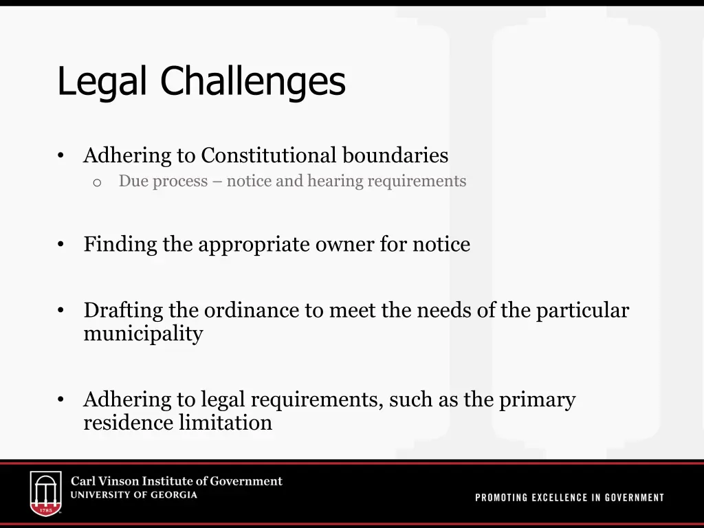 legal challenges