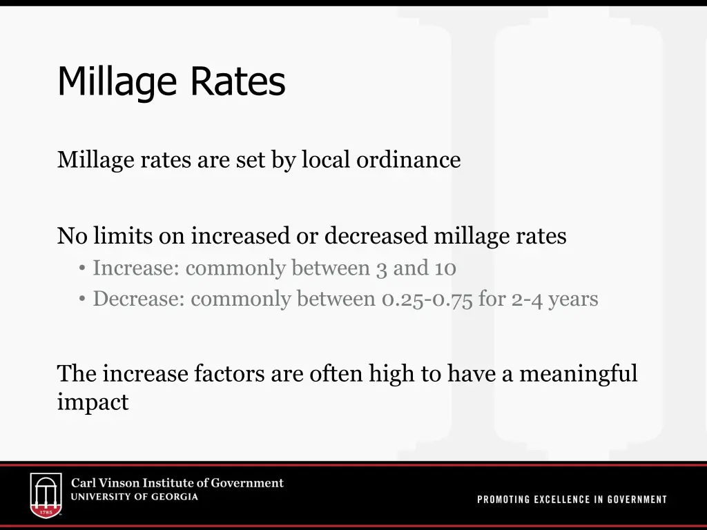 millage rates