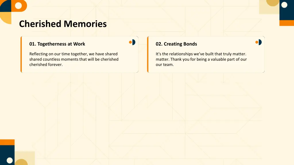 cherished memories