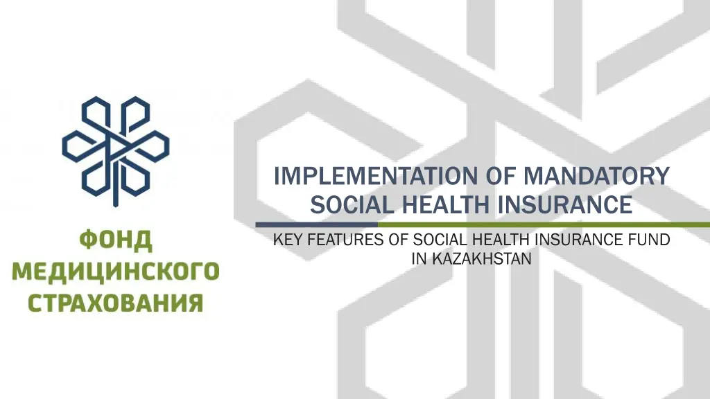implementation of mandatory social health