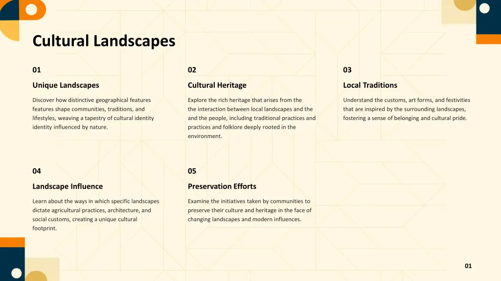 cultural landscapes